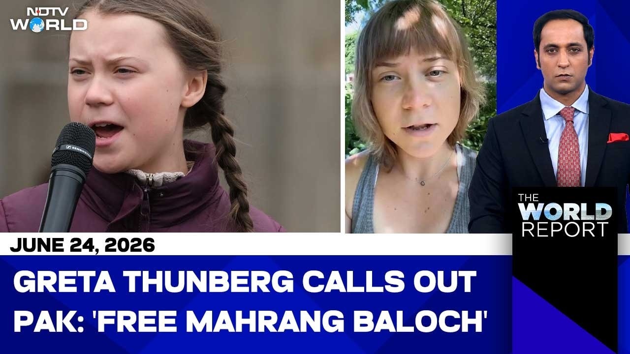 Video : Greta Thunberg Accuses Pakistan Of Human Rights Violation Of Mahrang Baloch