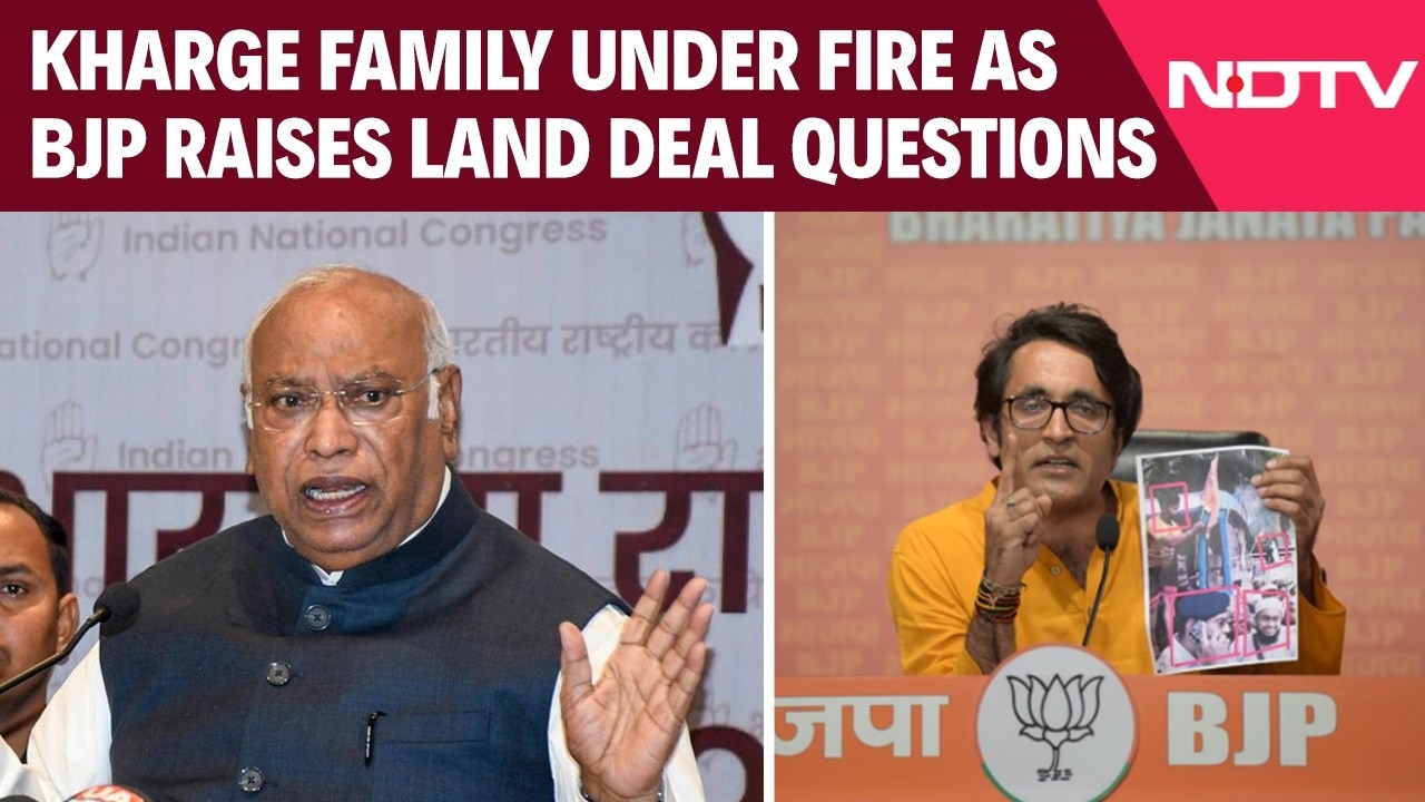 BJP Vs Congress | Kharge Family In Land Grab Controversy? BJP Levels Serious Allegations