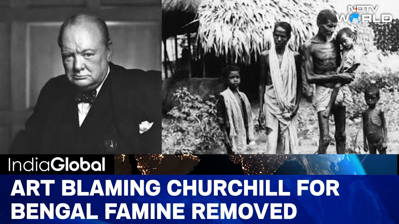 Bengal Famine Art | 'Hypocrisy', Artwork On Churchill's Role In Bengal Famine Rattles Britain