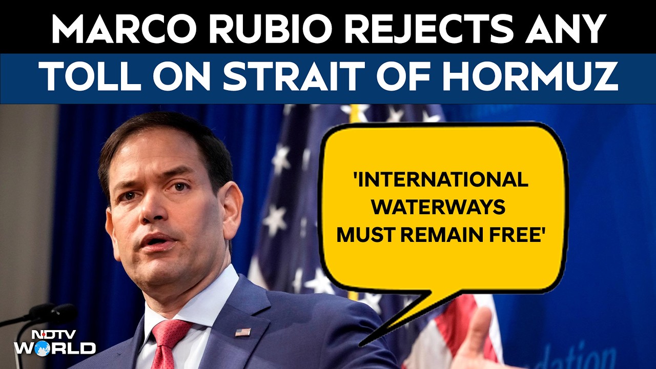 Strait Of Hormuz News | 'International Waterways Must Remain Free': Marco Rubio On Hormuz