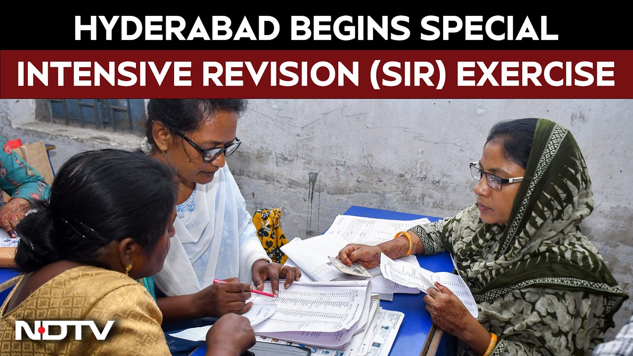 Telangana SIR | Hyderabad Begins Intensive Voter Verification Under SIR Exercise
