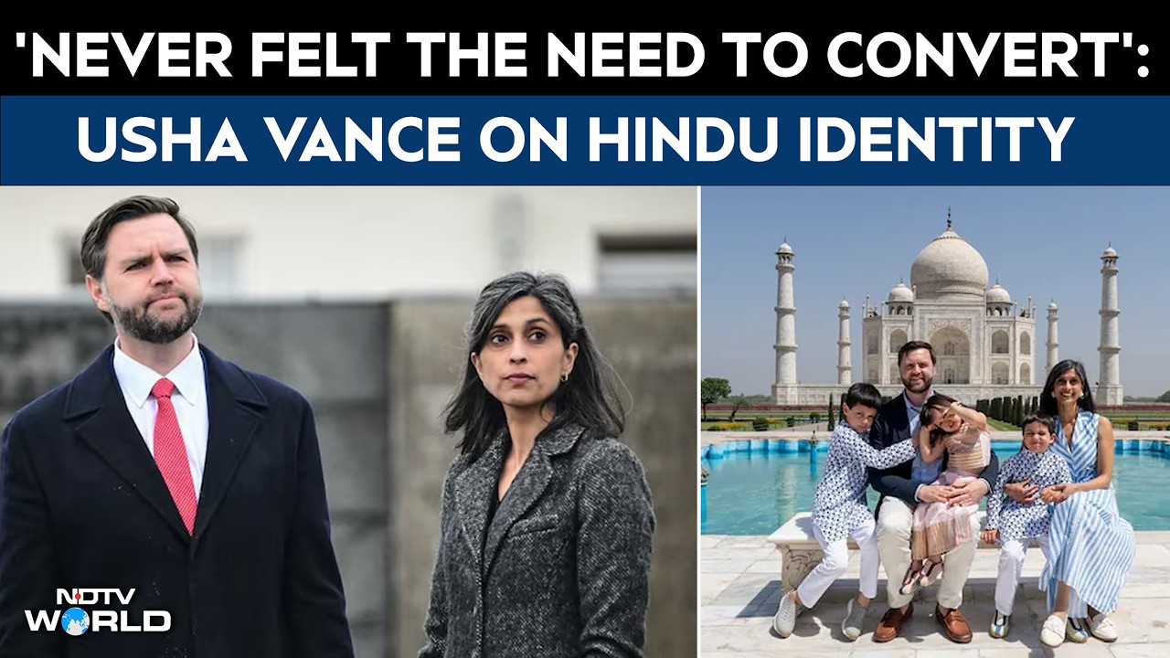 US Vice President's Wife Reaffirms Hindu Identity: 'Never Felt The Need To Convert'