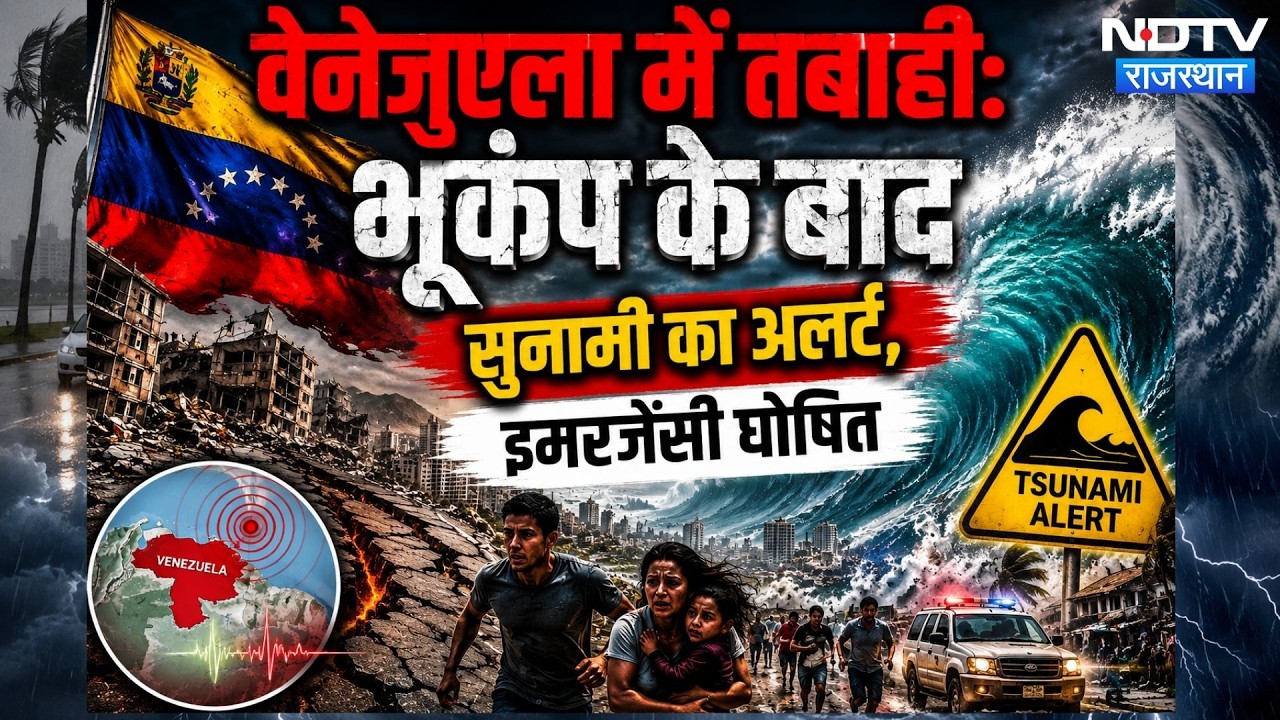Venezuela में भीषण तबाही:7.5 तीव्रता के Earthquake के बाद Tsunami का अलर्ट | Top News |Breaking News