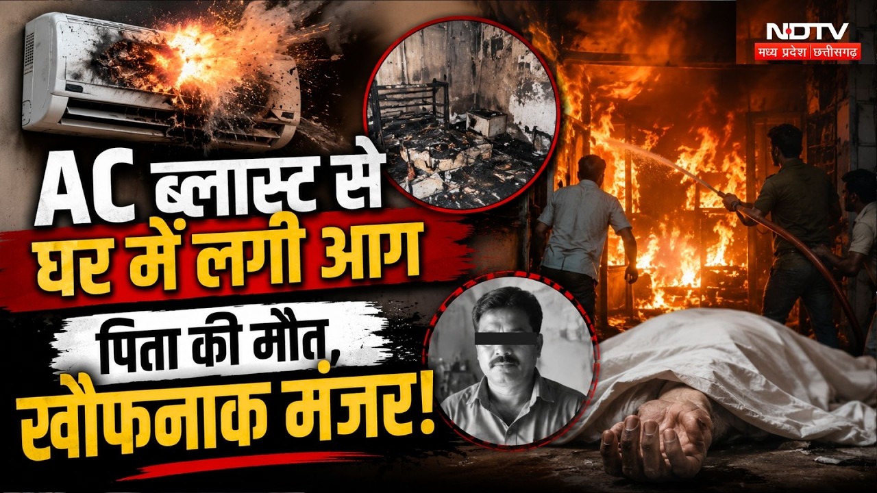 Raigarh AC Blast: AC ब्लास्ट से घर में लगी आग, पिता की मौत, खौफनाक मंजर!