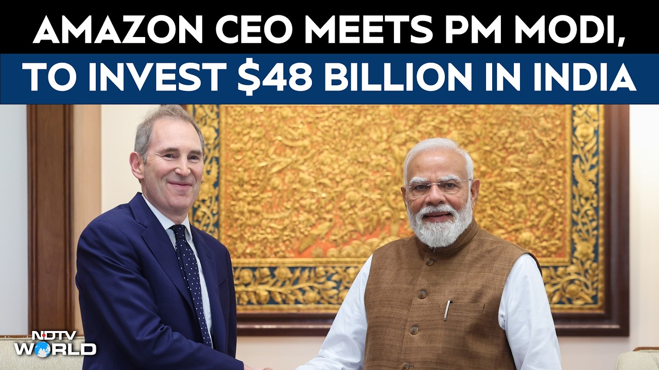 Amazon CEO Meets PM Modi, To Invest $48 Billion In India Over 4 Years