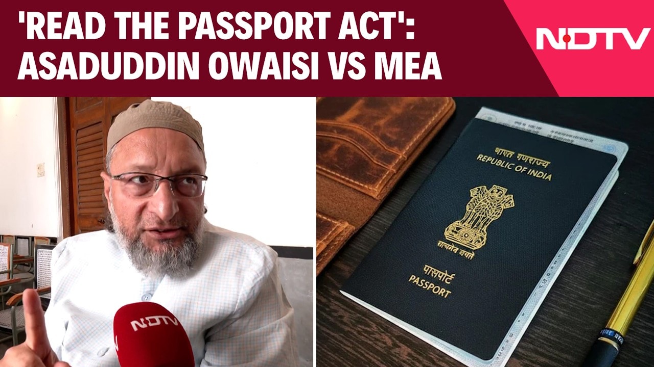 Passport News | 'Read The Passport Act': Owaisi's Response To Citizenship Controversy