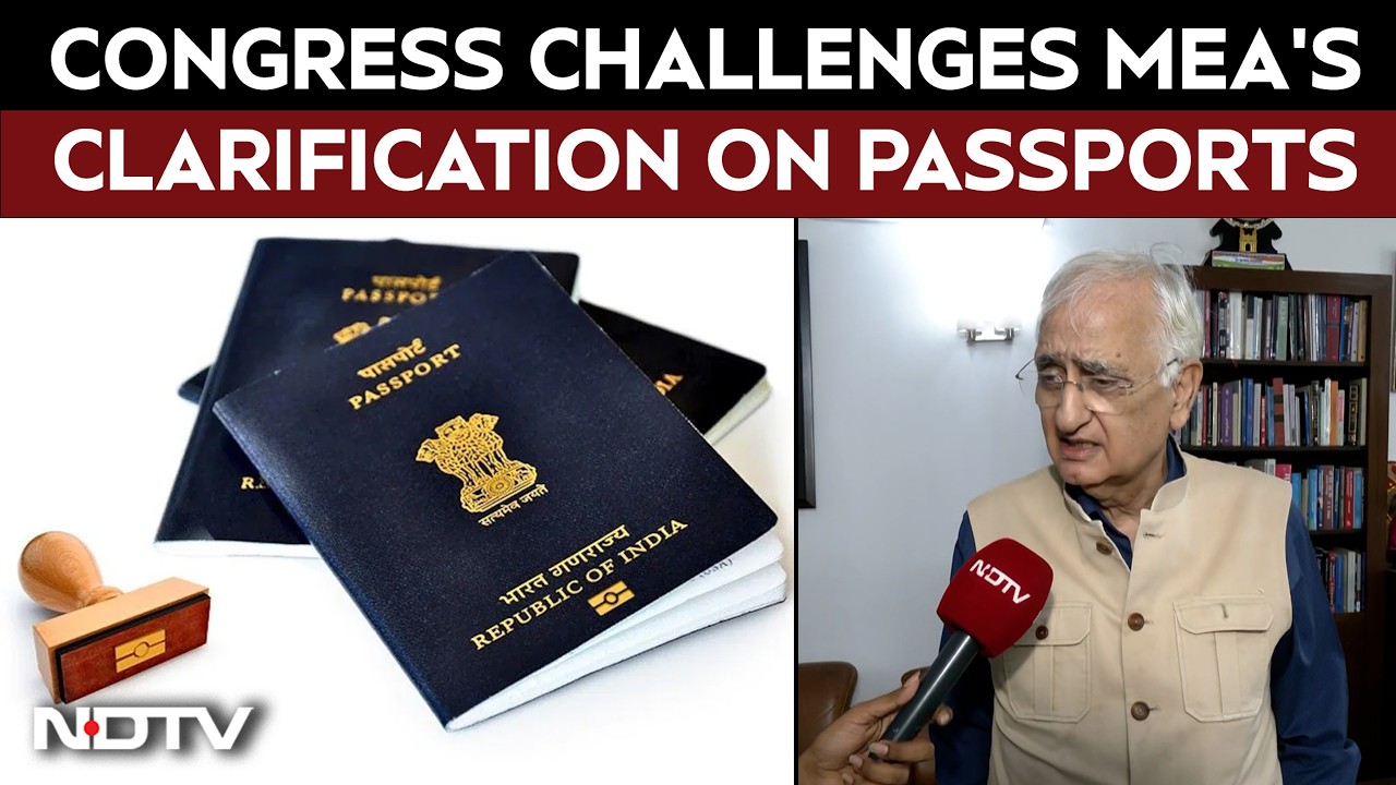 Congress' Salman Khurshid Questions Government's Stand In Passport Row