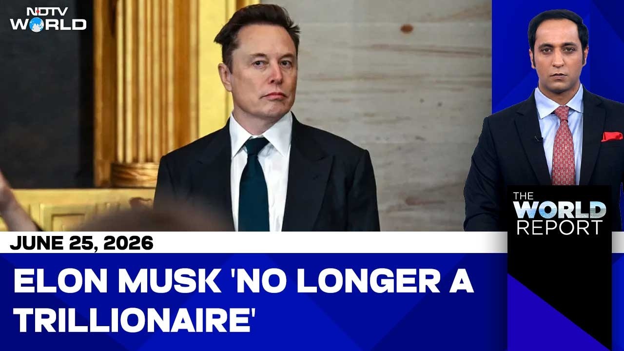 US News Today | Elon Musk's Net Worth Tumbles As Doubts Over AI Loom