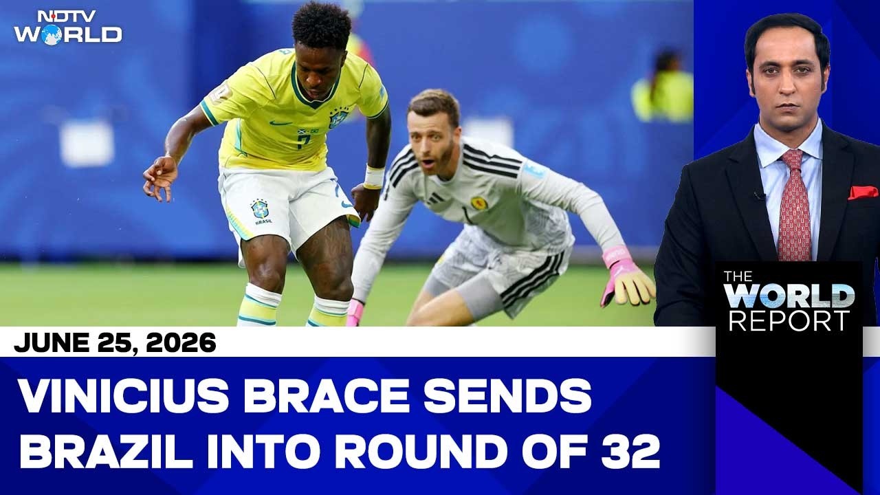 FIFA World Cup: Vinicius Junior And Cunha Score As Brazil Beats Scotland 2-0