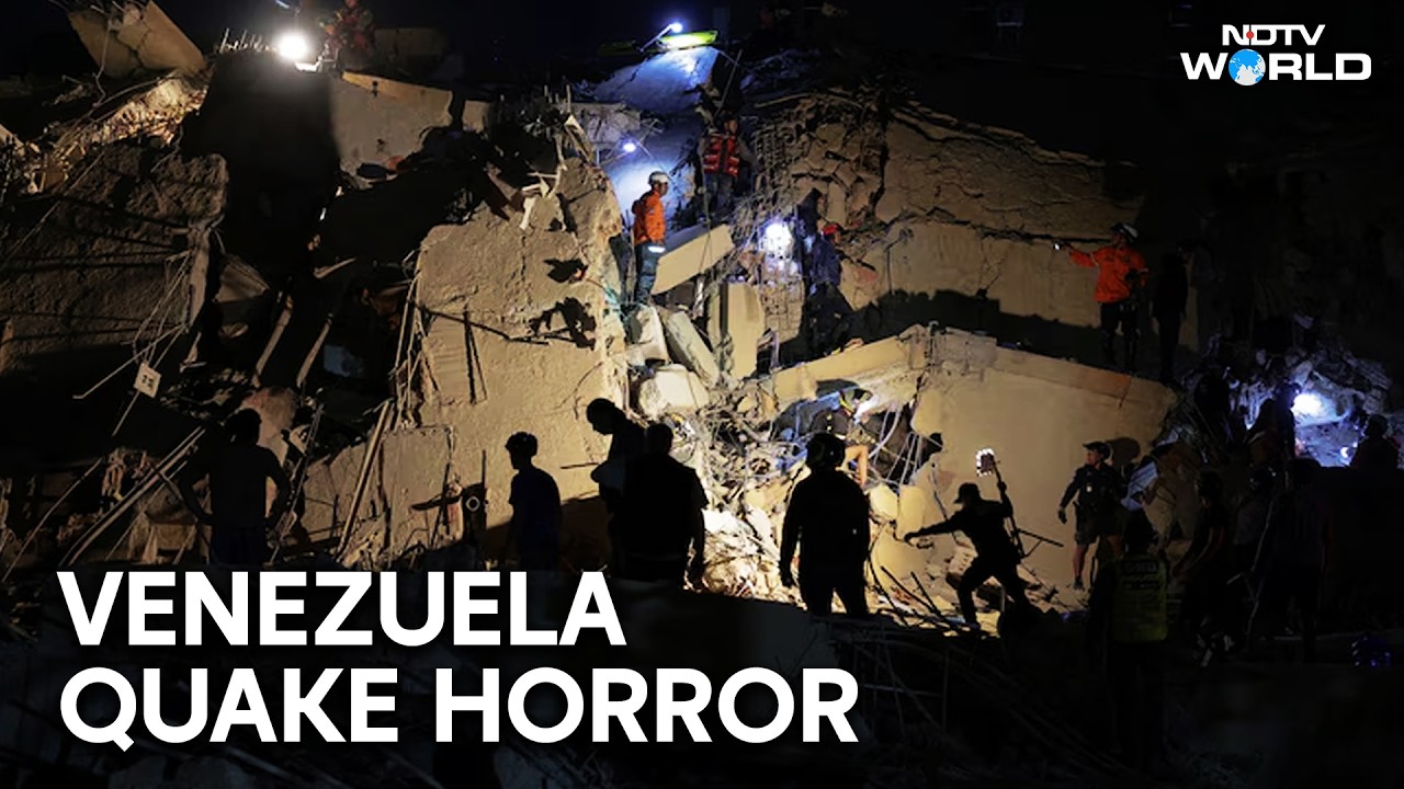 Venezuela Earthquake News | Video Captures Extensive Damage After Venezuela Earthquake