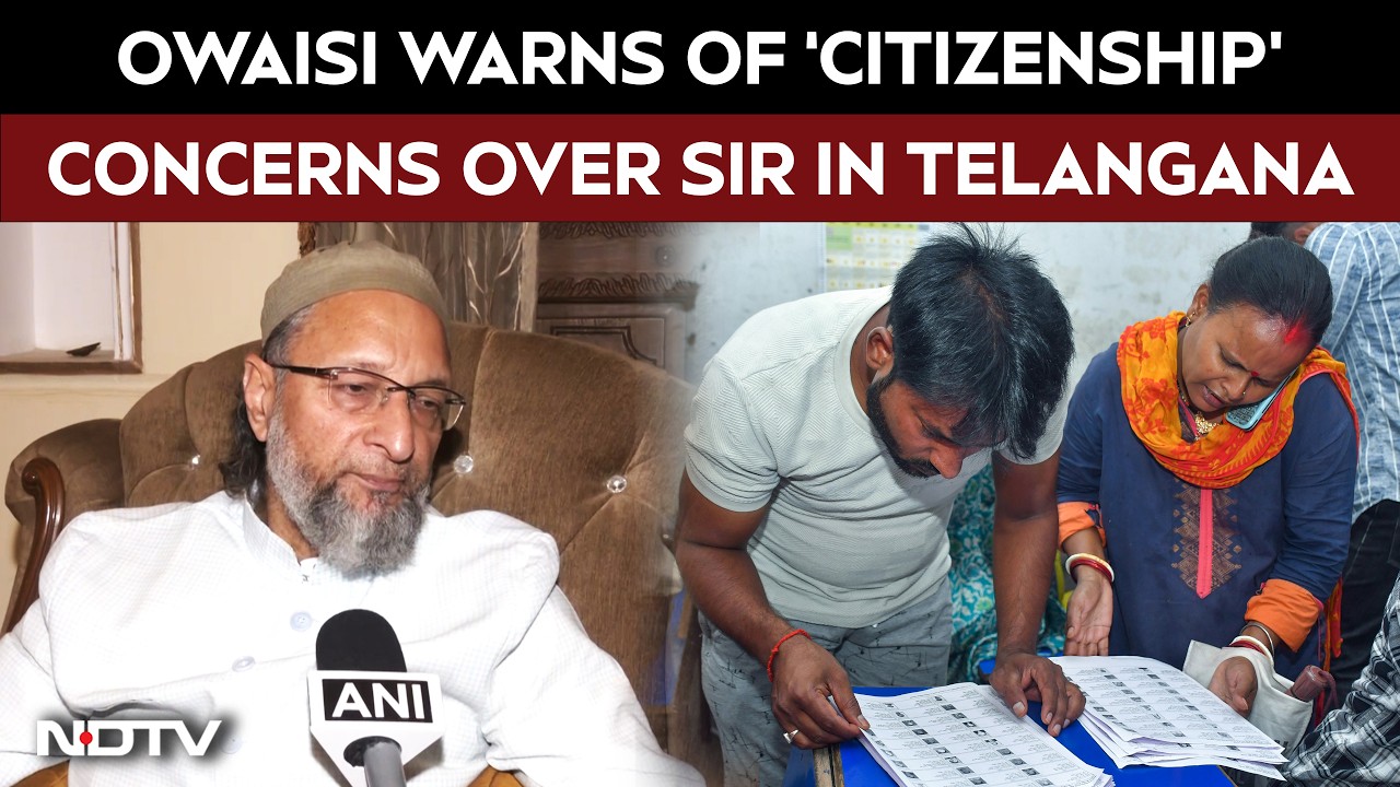 Asaduddin Owaisi Interview | Owaisi Warns Of 'Citizenship' Concerns Over SIR In Telangana