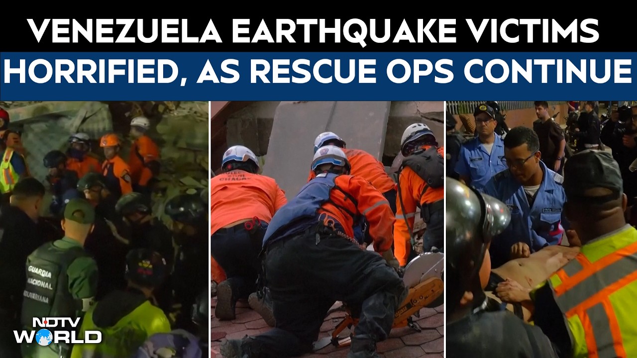 Venezuela Earthquake Victims Horrified As Rescue Operations Continue In Caracas