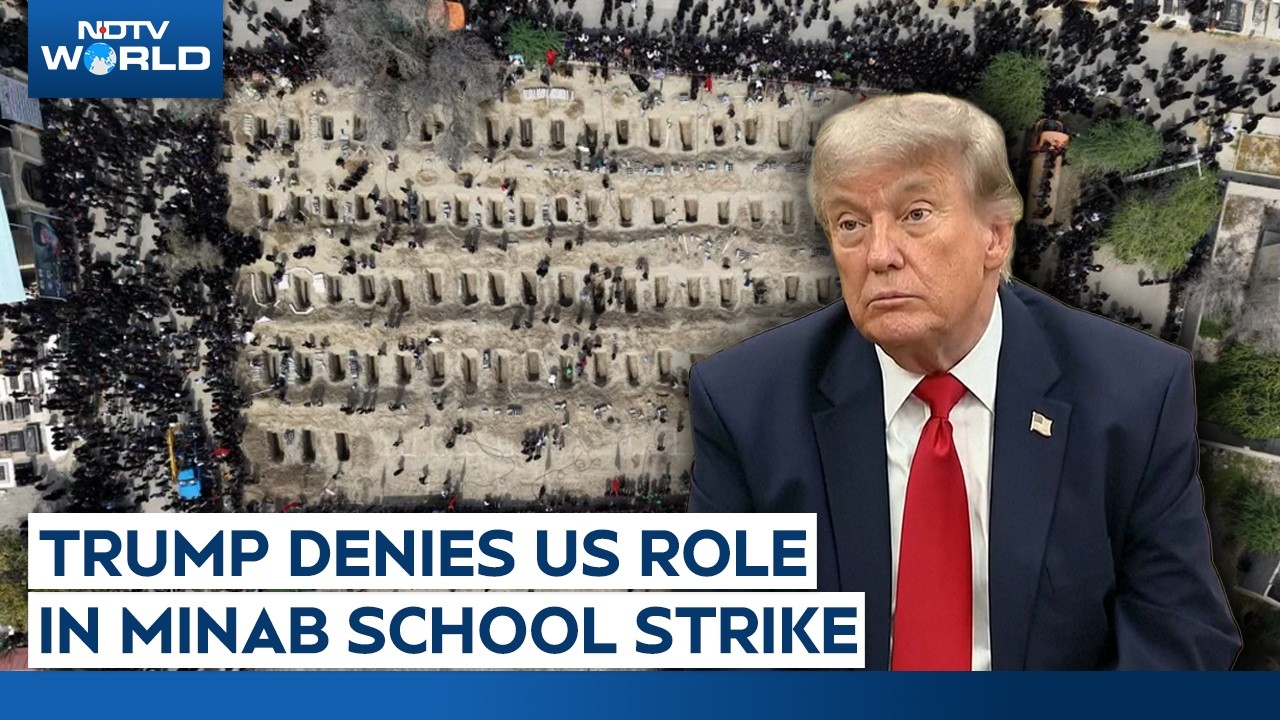 Who Hit The School? Trump Denies US Role In Deadly Iran Strike