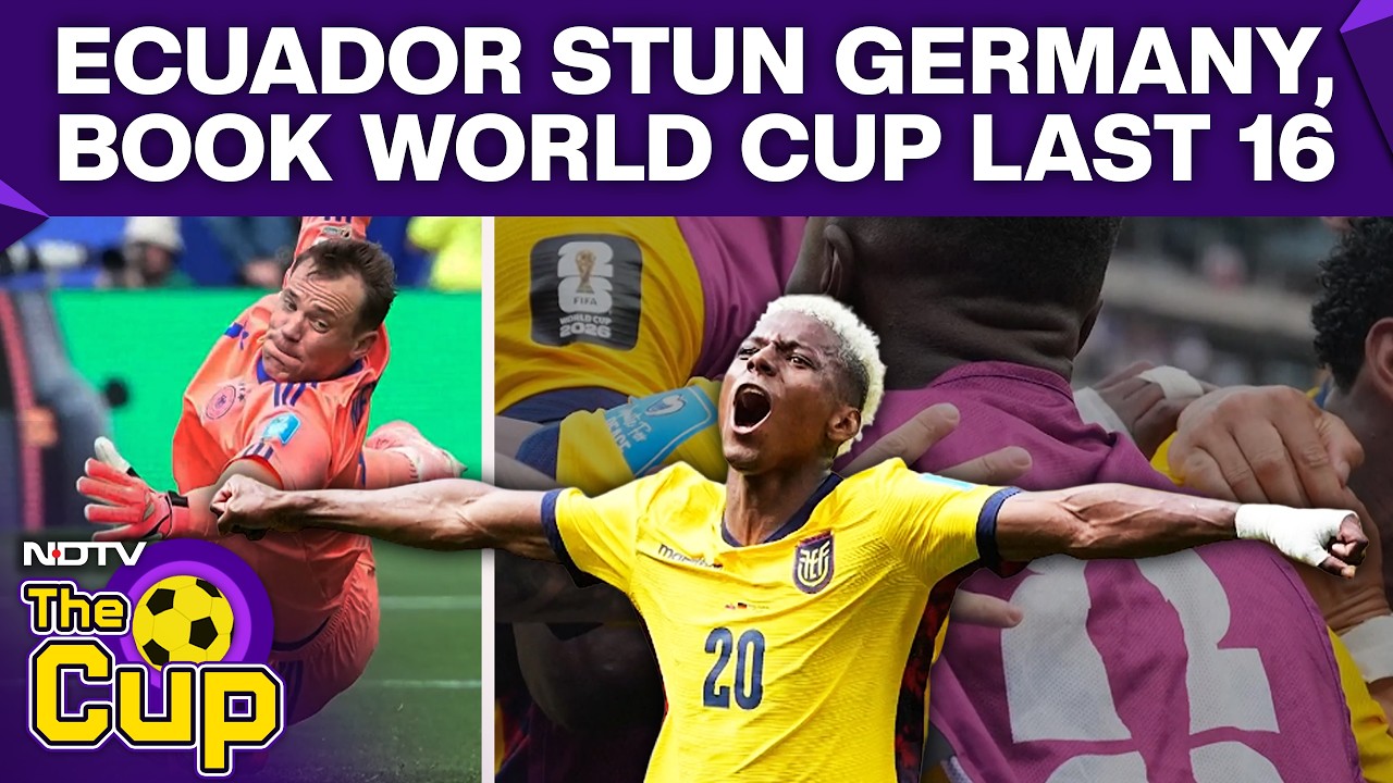 Ecuador Vs Germany | Ecuador Stun Germany, Book FIFA World Cup Last-16 Berth