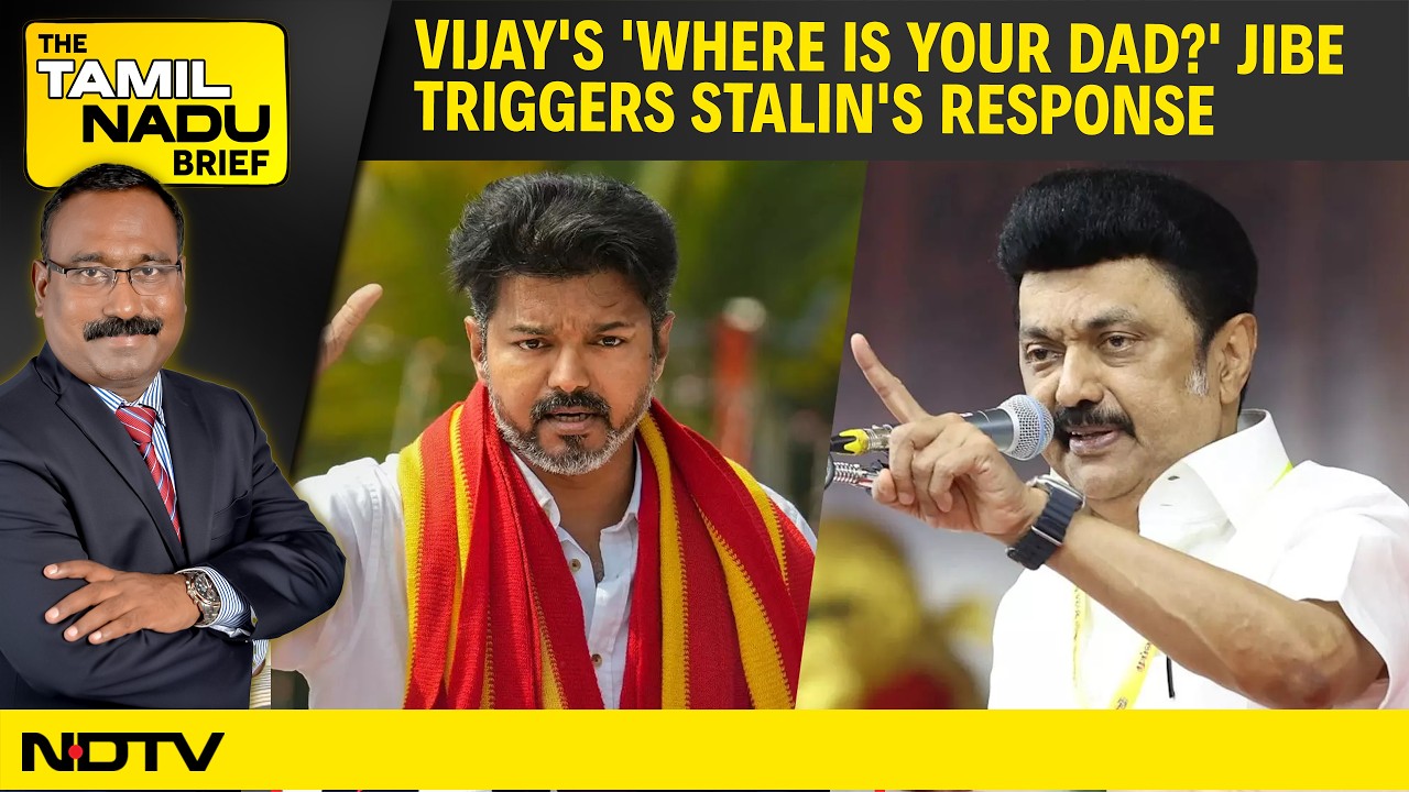 Tamil Nadu | Stalin Responds To Vijay's 'Where Is Your Dad?' Jibe | Velu Raided | Vijay's Bus Ride