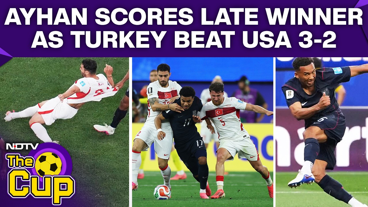Turkey Vs USA Highlights | Turkey Stun USA 3-2 With Last-gasp Winner