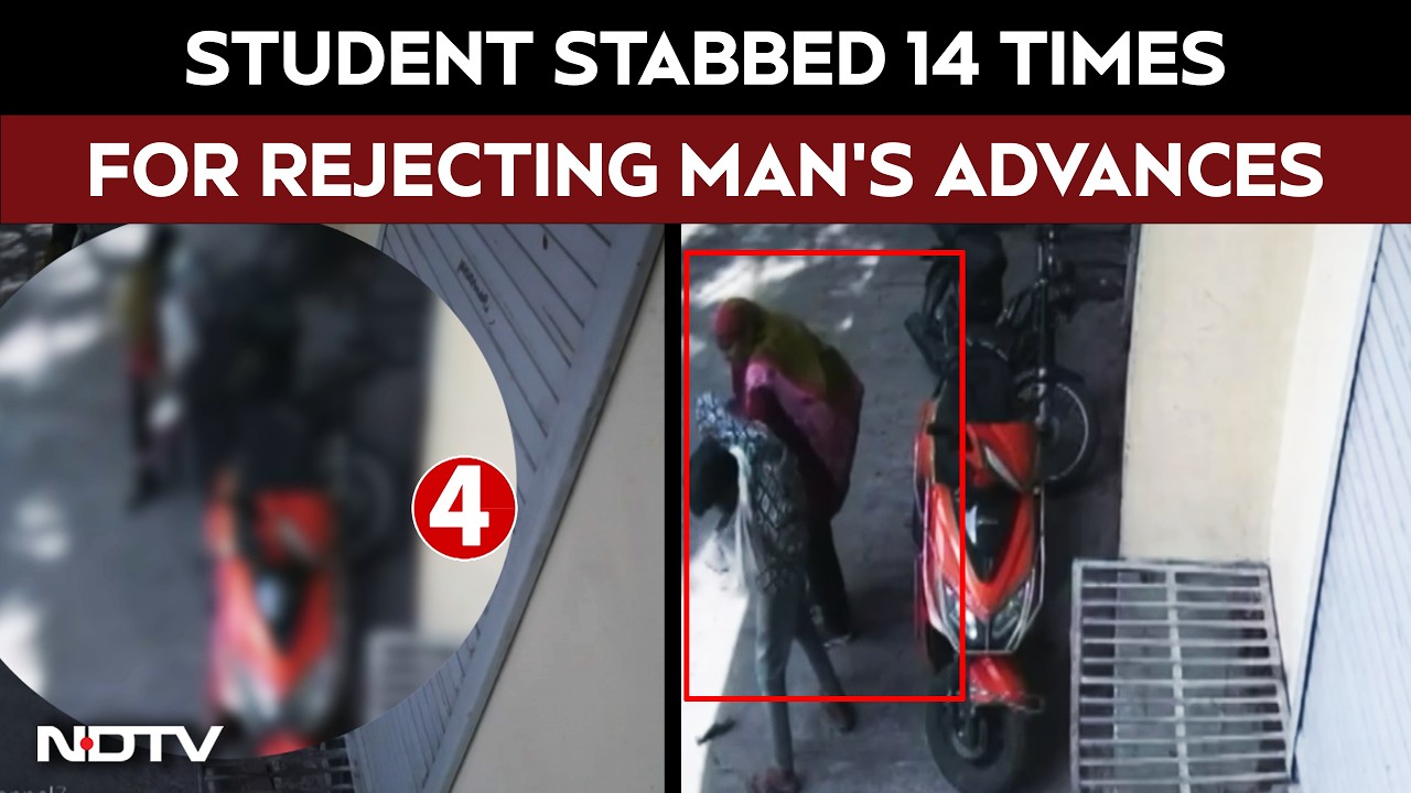Madhya Pradesh News | Man Stabs Ujjain Student 14 Times In 47 Seconds For Rejecting His Advances