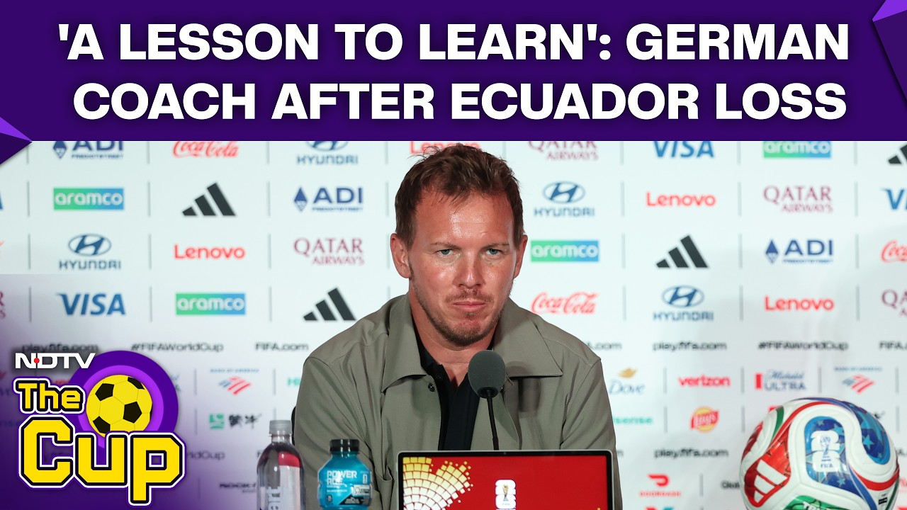FIFA World Cup 2026: Julian Nagelsmann Calls Germany's Shock Defeat to Ecuador 'A Lesson to Learn'