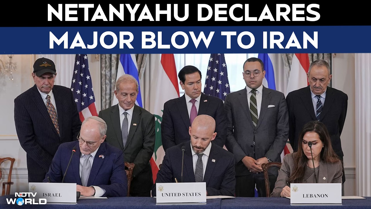 Israeli Prime Minister Benjamin Netanyahu Hails Israel-Lebanon Deal, Calls It Blow To Iran