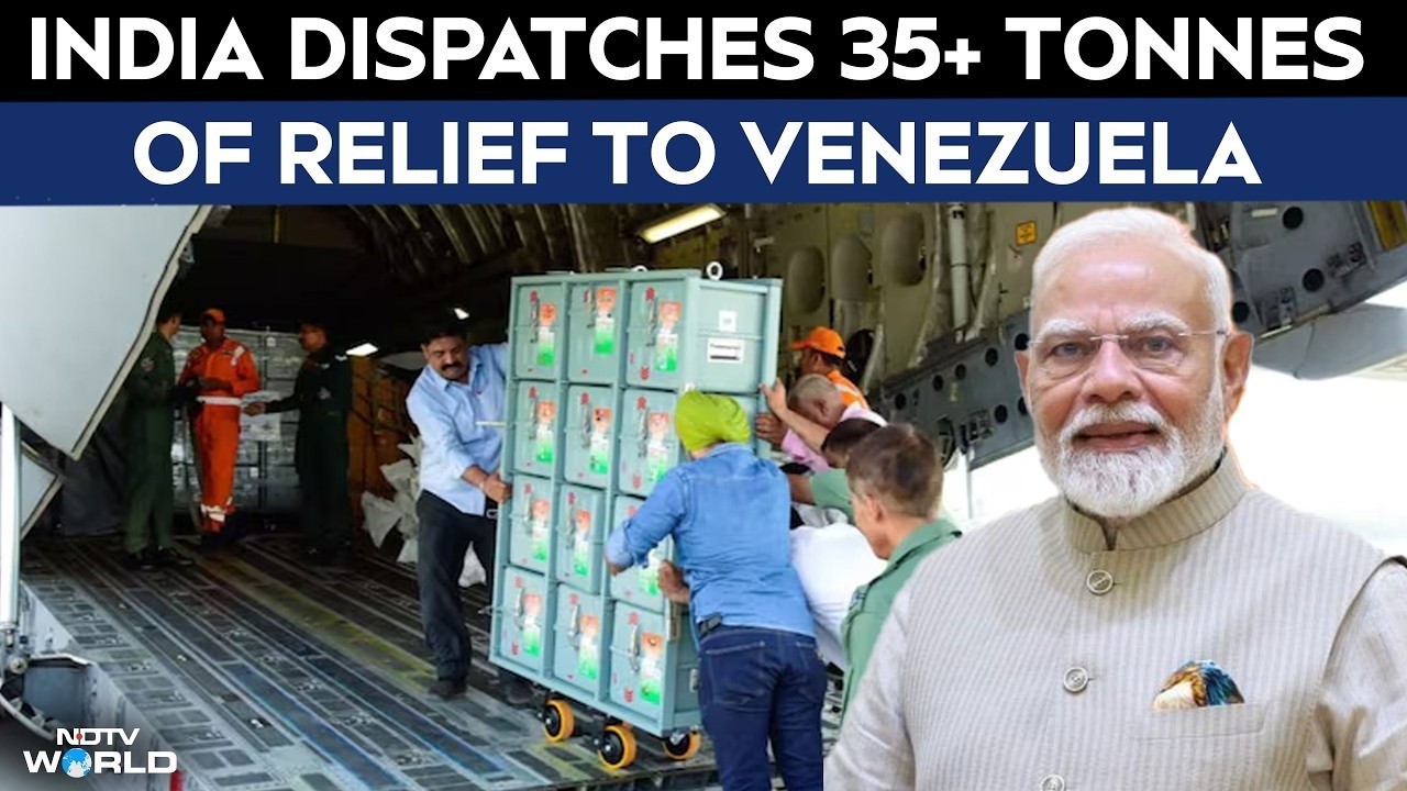"Operation Amistad Underway": India Dispatches Relief, Medical Aid To Venezuela