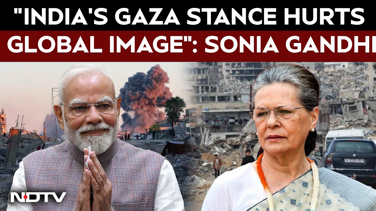 Sonia Gandhi's Gaza Op-Ed Draws BJP Criticism: "Lone Voice Of Silence"