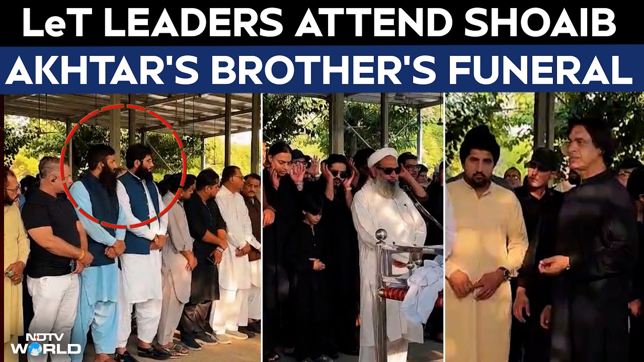 26/11 Mastermind's Associates Spotted At Shoaib Akhtar's Brother's Funeral