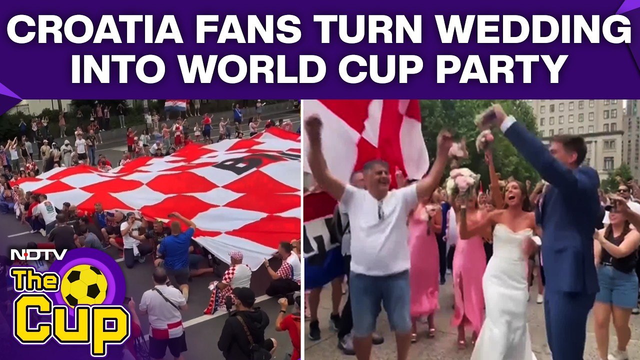 Croatia Vs Ghana | Croatia Fans Crash Wedding Celebrations During World Cup March