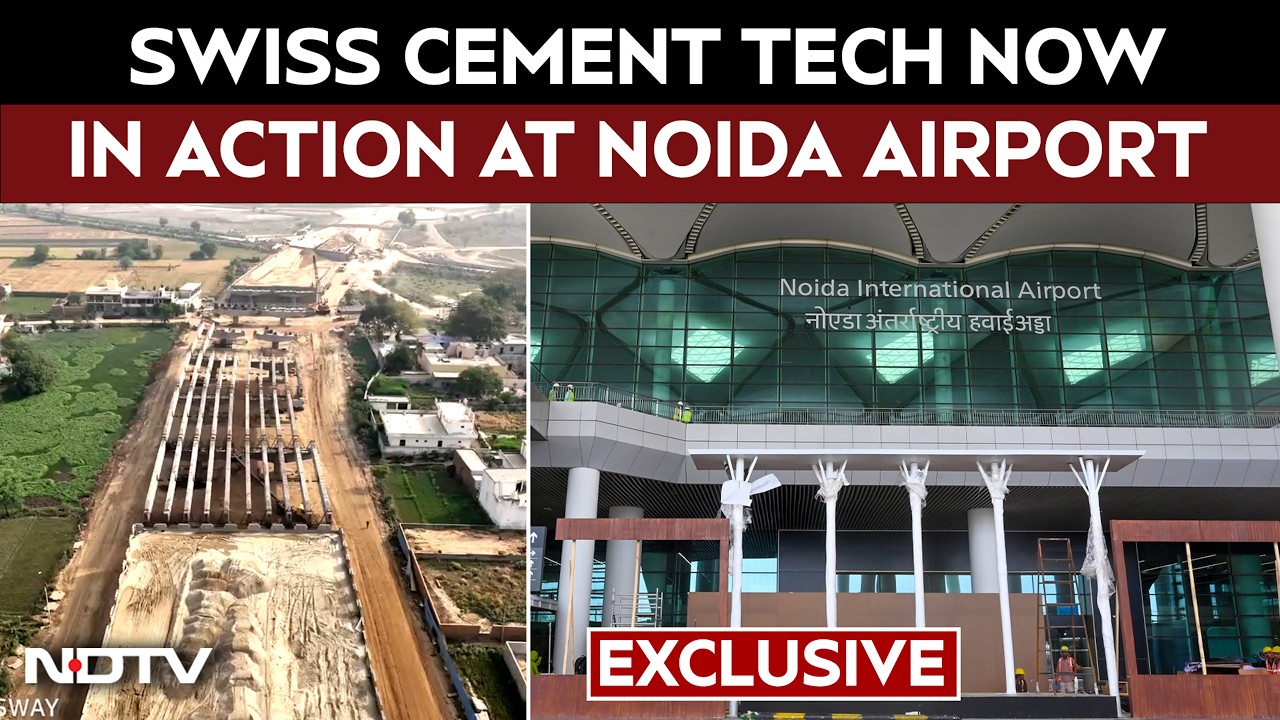 Uttar Pradesh News | Swiss Cement Tech Now In Action At NOIDA Airport