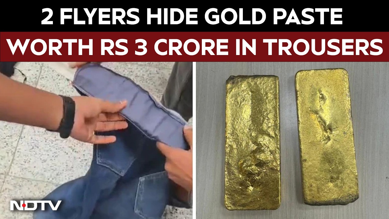 Hyderabad News | 2 Flyers Hide Gold Paste Worth Rs 3 Crore In Trousers, Arrested In Hyderabad