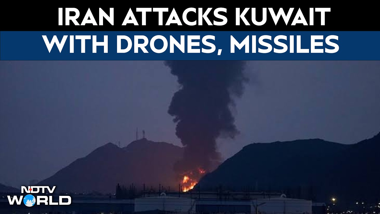 US Iran War News | Iran Attacks Kuwait With Drones, Missiles; Sirens Sound Across Country