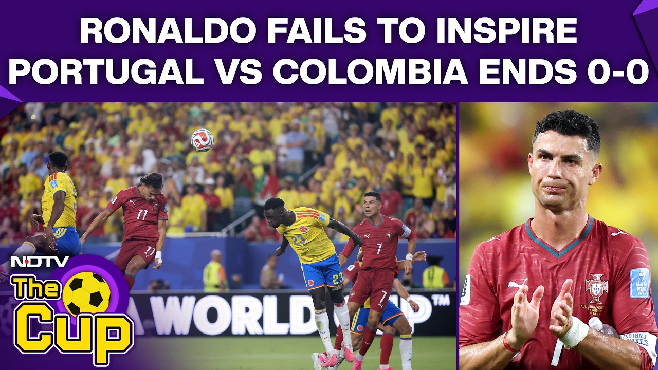 Colombia Vs Portugal Match Highlights | Ronaldo Fails To Make Impact In 0-0 Draw | FIFA World Cup