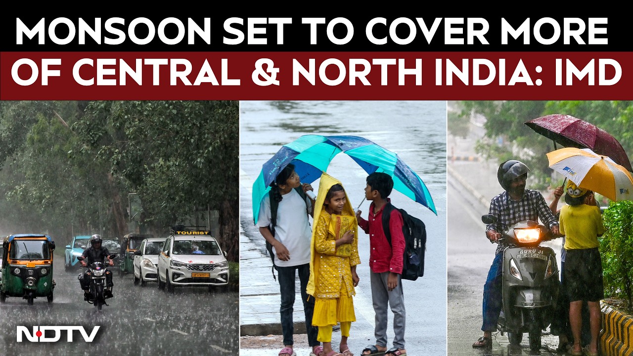 Delhi Rains: IMD Forecast Monsoon to Advance Across North & Central India in Coming Days