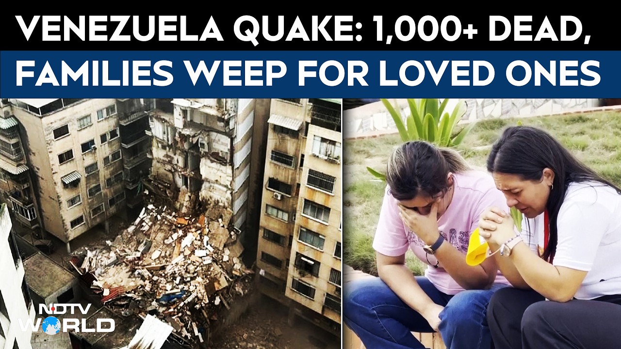 Venezuela Earthquake Latest Updates | Venezuelans Search Packed Hospitals For Missing Loved Ones