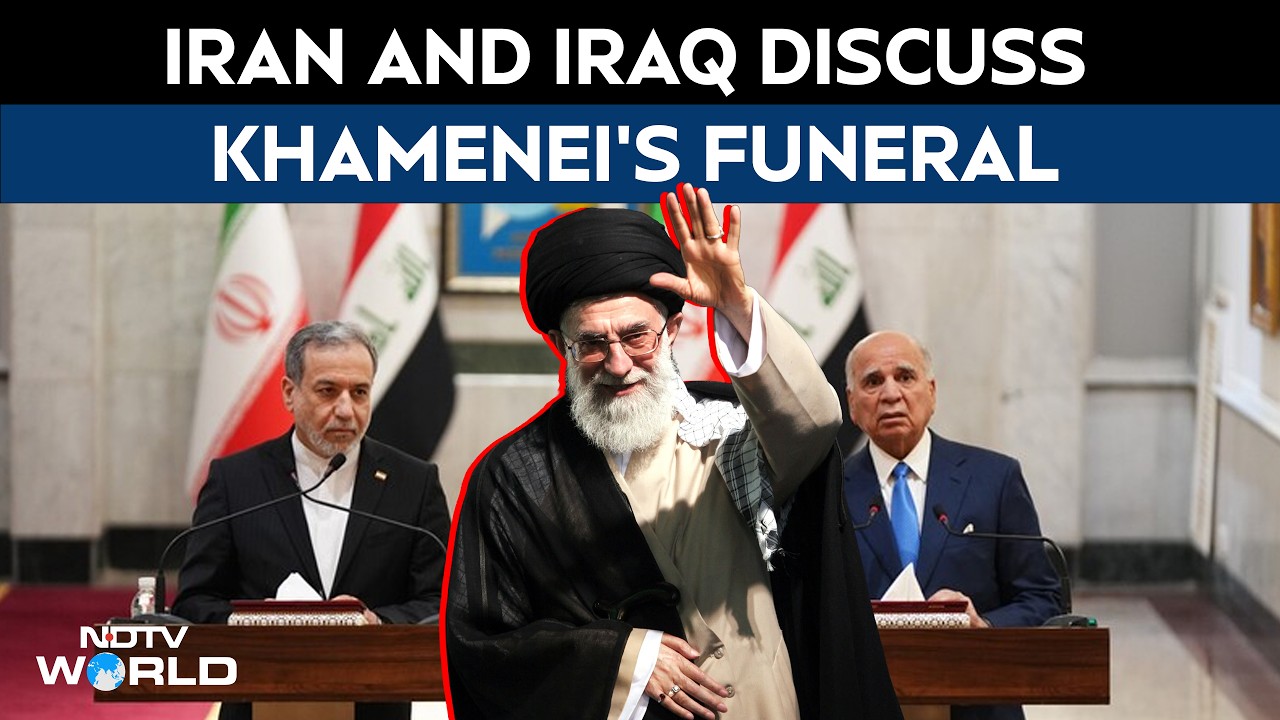 Iran News | Foreign Ministers Of Iran And Iraq Discuss Security And Khamenei Funeral
