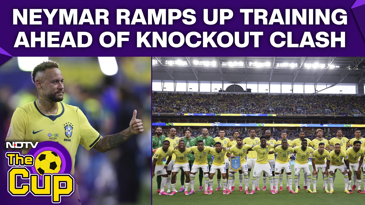 Brazil Vs Japan | Neymar Steps Up Training As Brazil Prepare For The Knockout Stage | FIFA World Cup