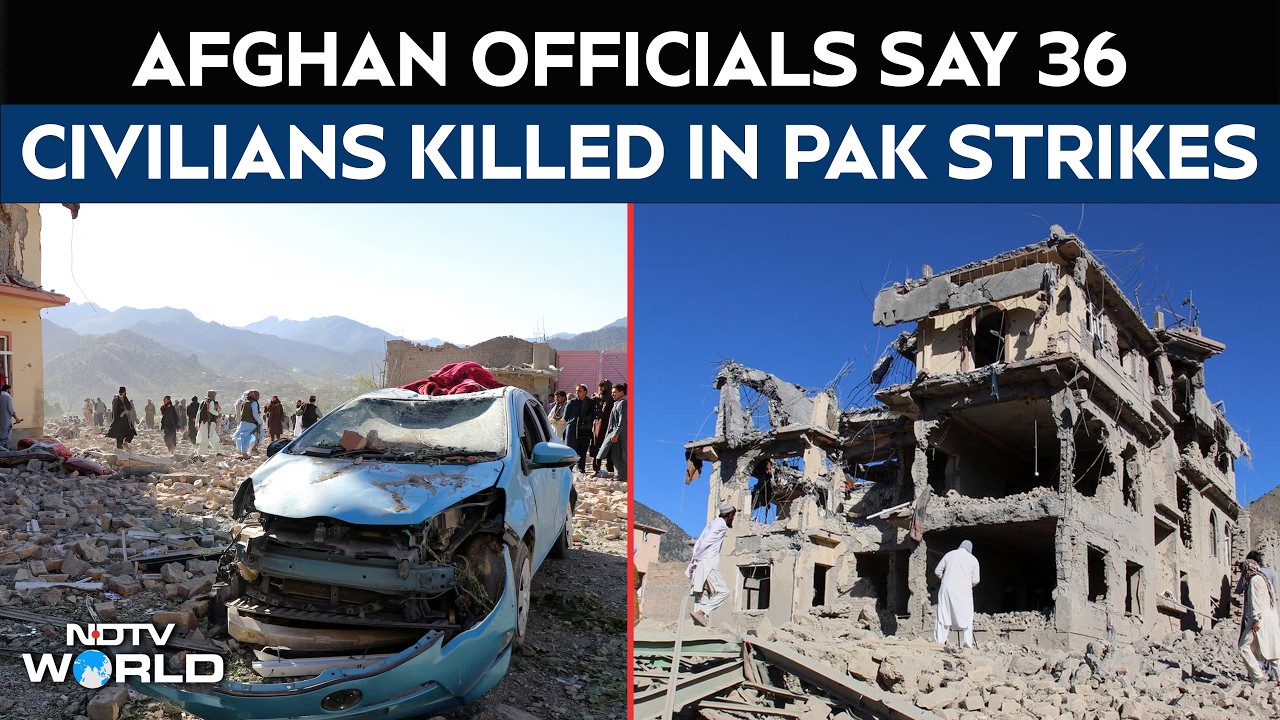 Pakistan Strike On Afghanistan | Afghan Officials Say 36 Civilians Killed In Pakistani Strikes