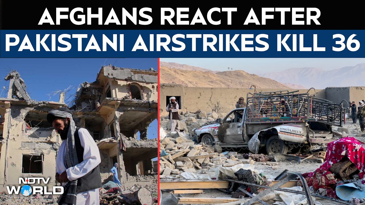 Pakistan Air Strike On Afghanistan | Afghans React After Officials Say Pak Airstrikes Killed 36
