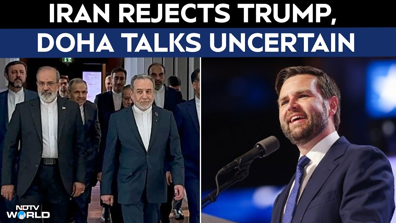US Iran War Latest News | Donald Trump Announces Qatar Talks, Iran Denies Meeting Plan