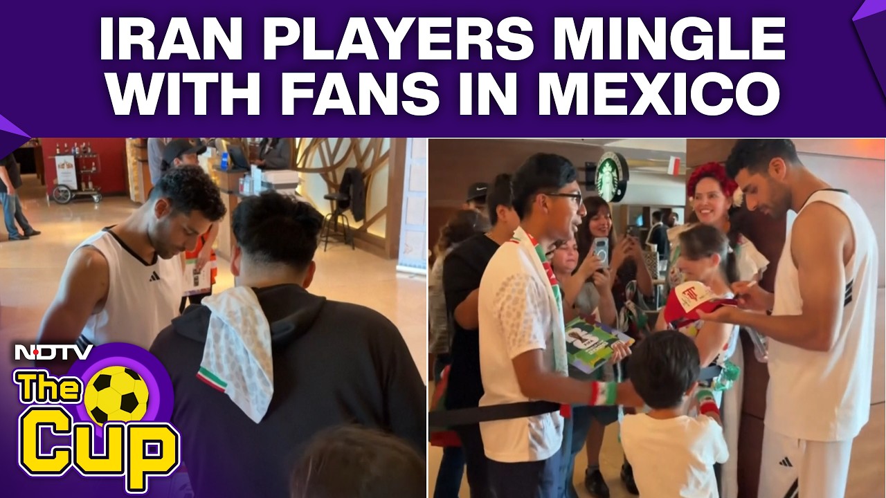 FIFA World Cup: Iran Players Mingle With Fans In Tijuana Base Camp Hotel
