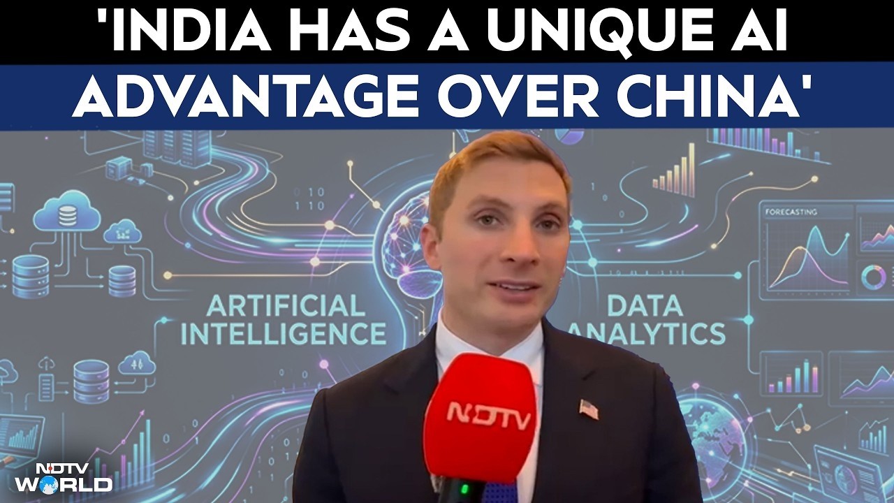 US Under Secretary Jacob Helberg To NDTV: India Has A Unique AI Advantage Over China