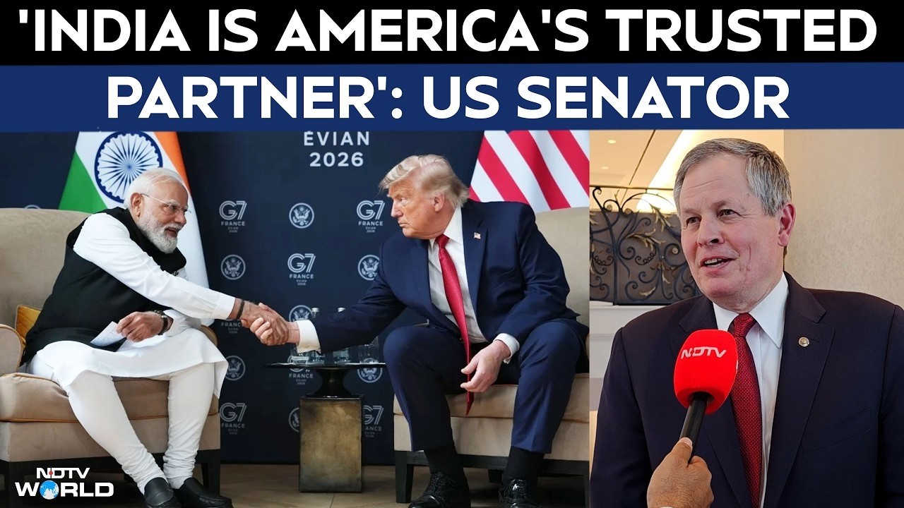 India US Trade Deal | US Senator Steve Daines Praises India-US Ties, Sees Strong Momentum