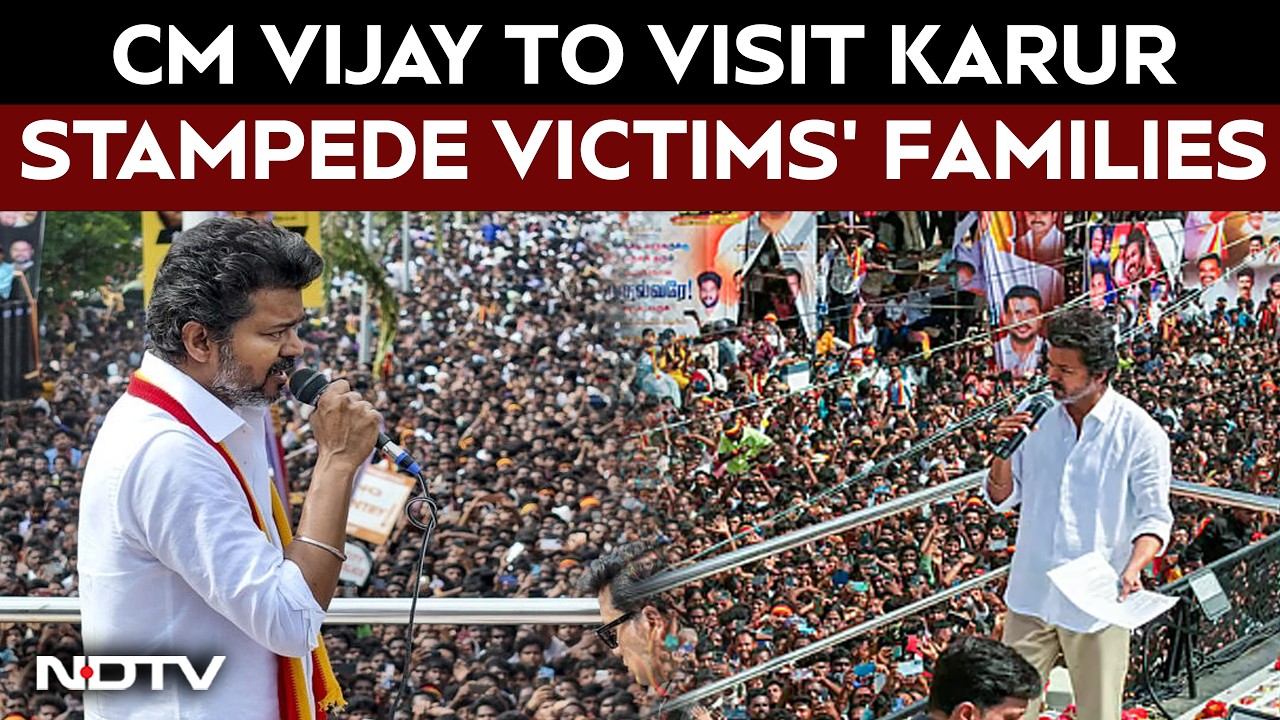 Tamil Nadu CM Vijay to Meet Families of Karur Stampede Victims on July 10–11