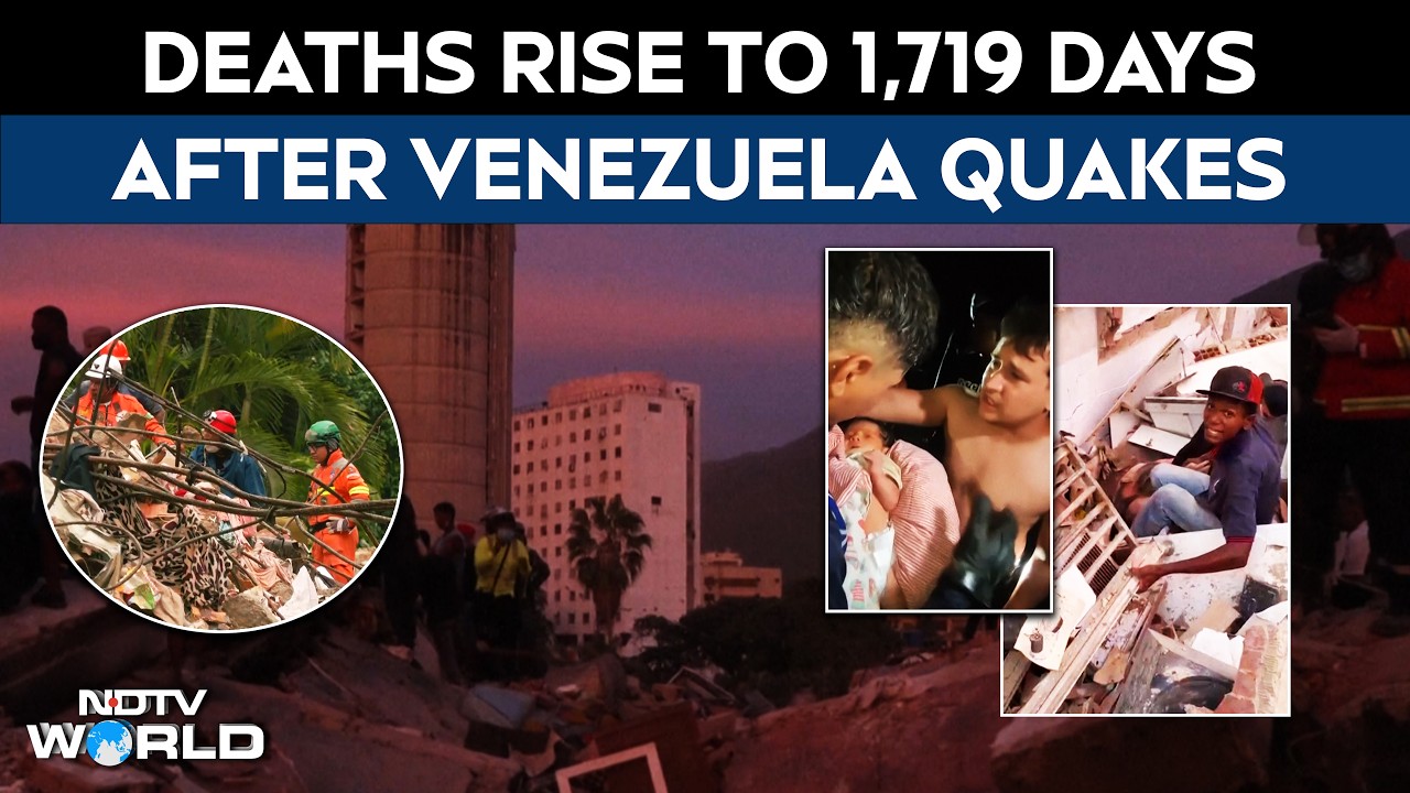 Venezuela Earthquake News | Deaths Rise To 1,719 5 Days After Venezuela Earthquakes