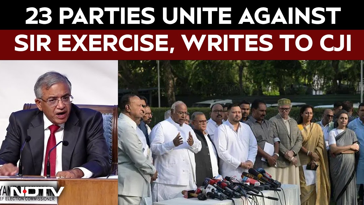 SIR Latest News | Opposition Moves CJI on Election Commission's SIR Exercise