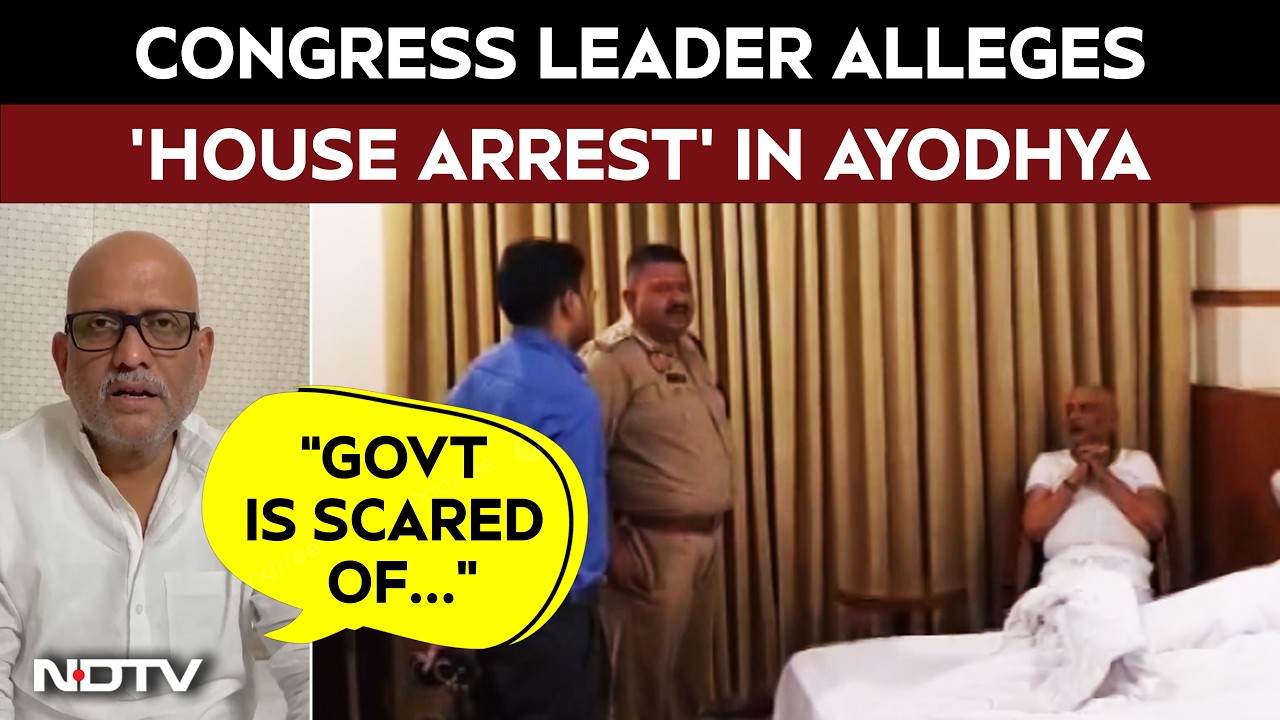 Uttar Pradesh Congress Chief Ajay Rai Alleges House Arrest, Shares Video