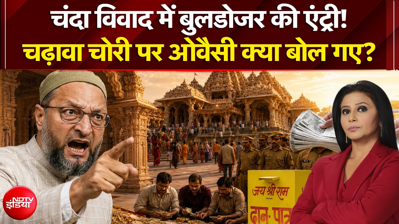 चंदा विवाद पर ओवैसी ने चंपत राय को घेरा, कही ये बात!
