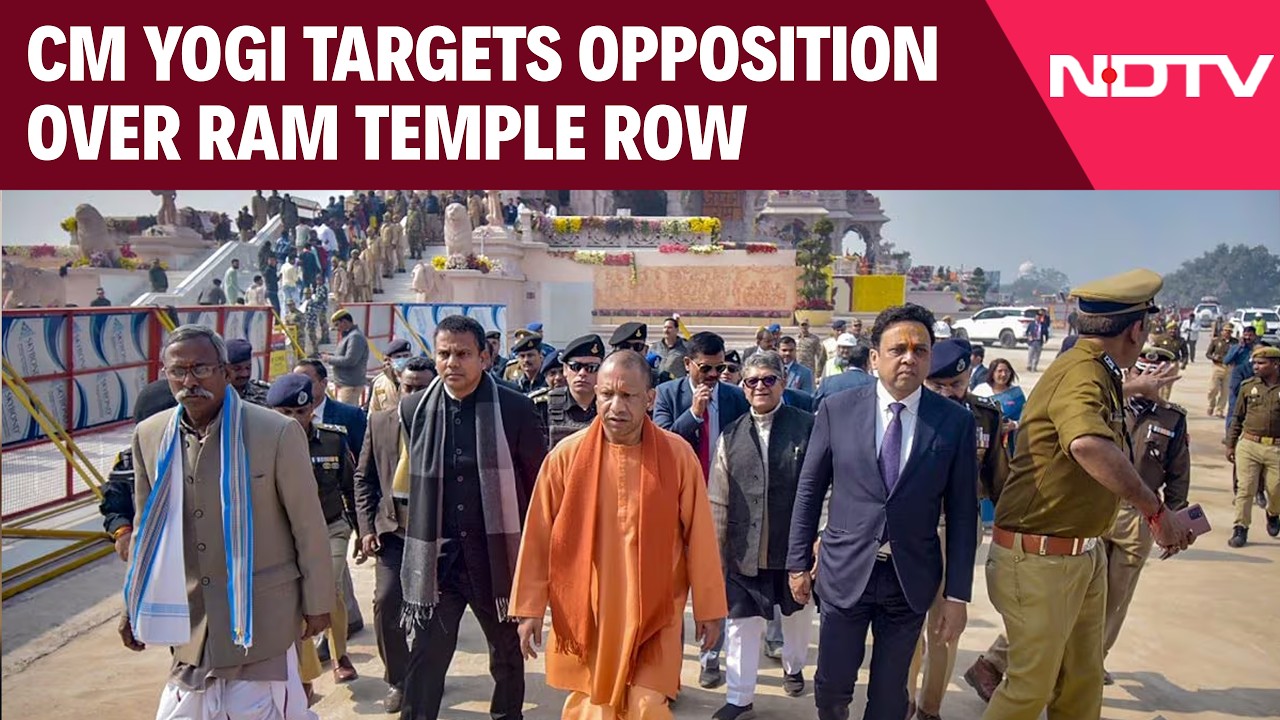 Ram Mandir | CM Yogi Adityanath Targets SP, Congress Over Ram Temple Row