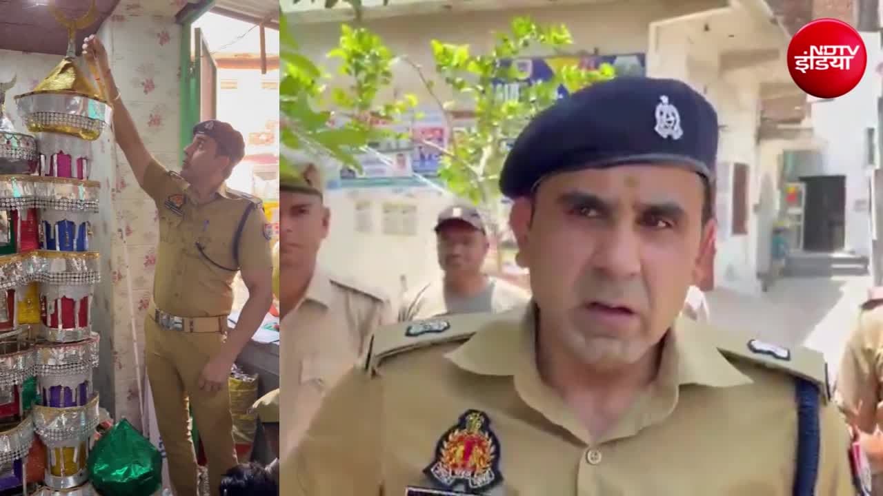 मुहर्रम से पहले सख्ती, ASP अनुज चौधरी ने खुद नापे ताजिए, VIDEO वायरल