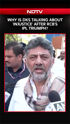 'Injustice to Bengaluru': DK Shivakumar's Big Remark Despite RCB's IPL Glory