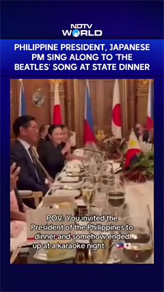 Philippine President, Japanese PM Sing Along to 'The Beatles' Song 'Hey Jude' At State Dinner